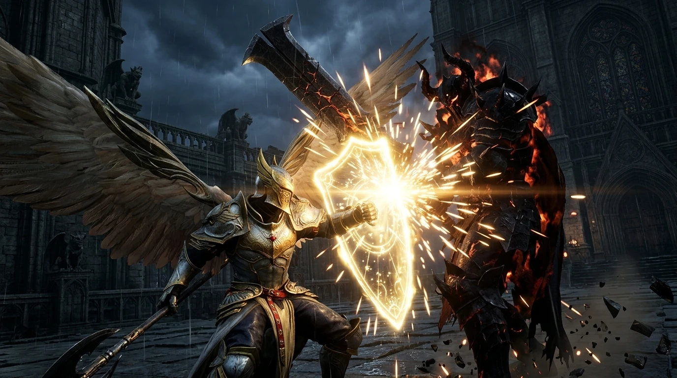 Sanctified Parry & Precision Combat